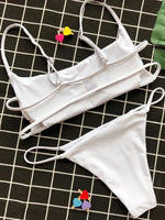 Sexy Mini Micro Thong Bikini 2025 Women Swimsuit Female Brazilian Swimwear Two Pieces Bikini Set Striped Bathing Suit Swim Lady