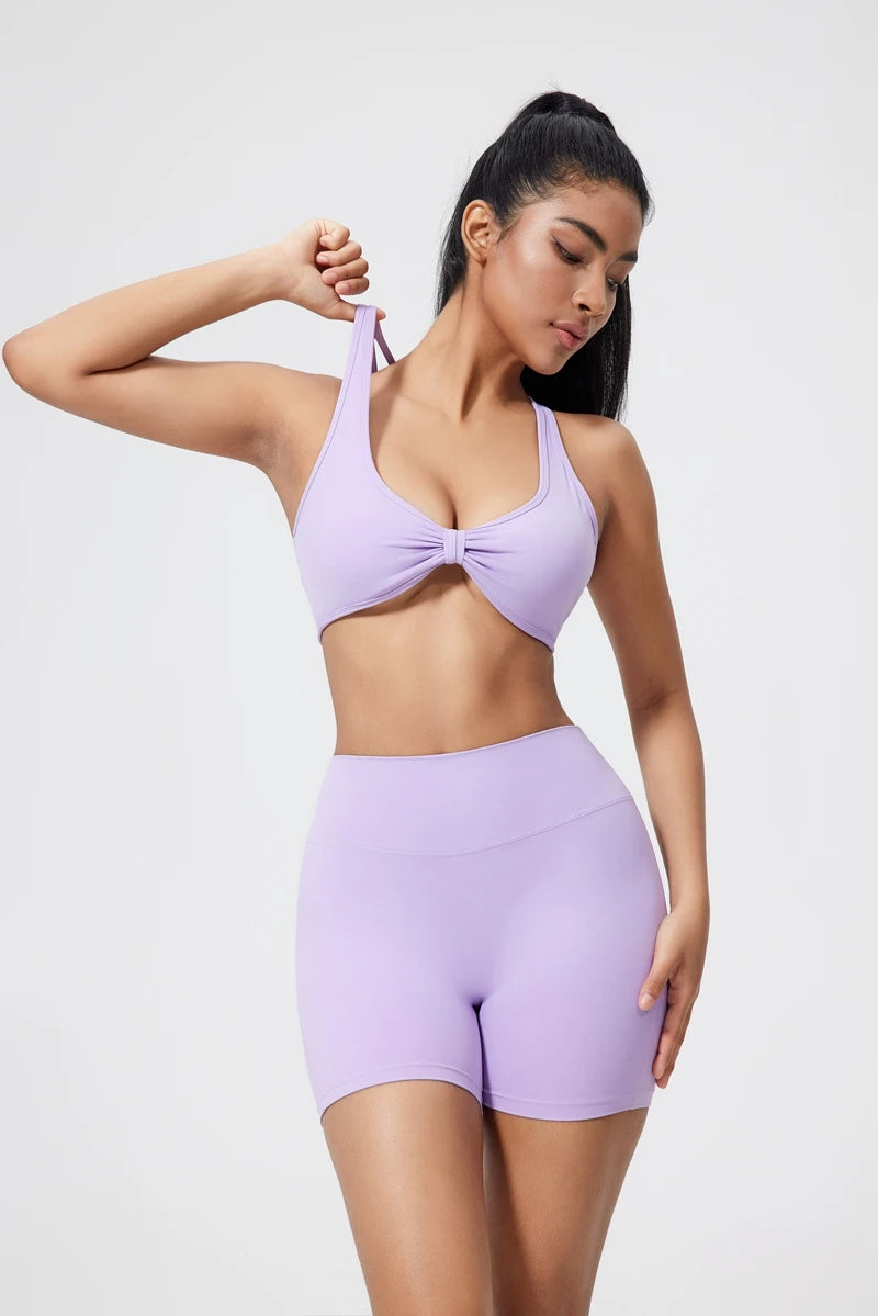 DIAS FIT JOY fold sports bra cross beauty back detachable yoga bra tight fitting outdoor sports running fitness gym suit
