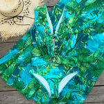 2026 New Elegant Women Swimsuit With Skirt High Waist Swimwear Cover-up Female Skirts Fashion Printed Dress Beachwear