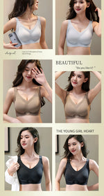 Sexy Lifting Seamless Underwear Women's Small Breasts Gathering No Steel Ring Bh Upper Holder Breast Adjustable Ladies Bra M-6XL