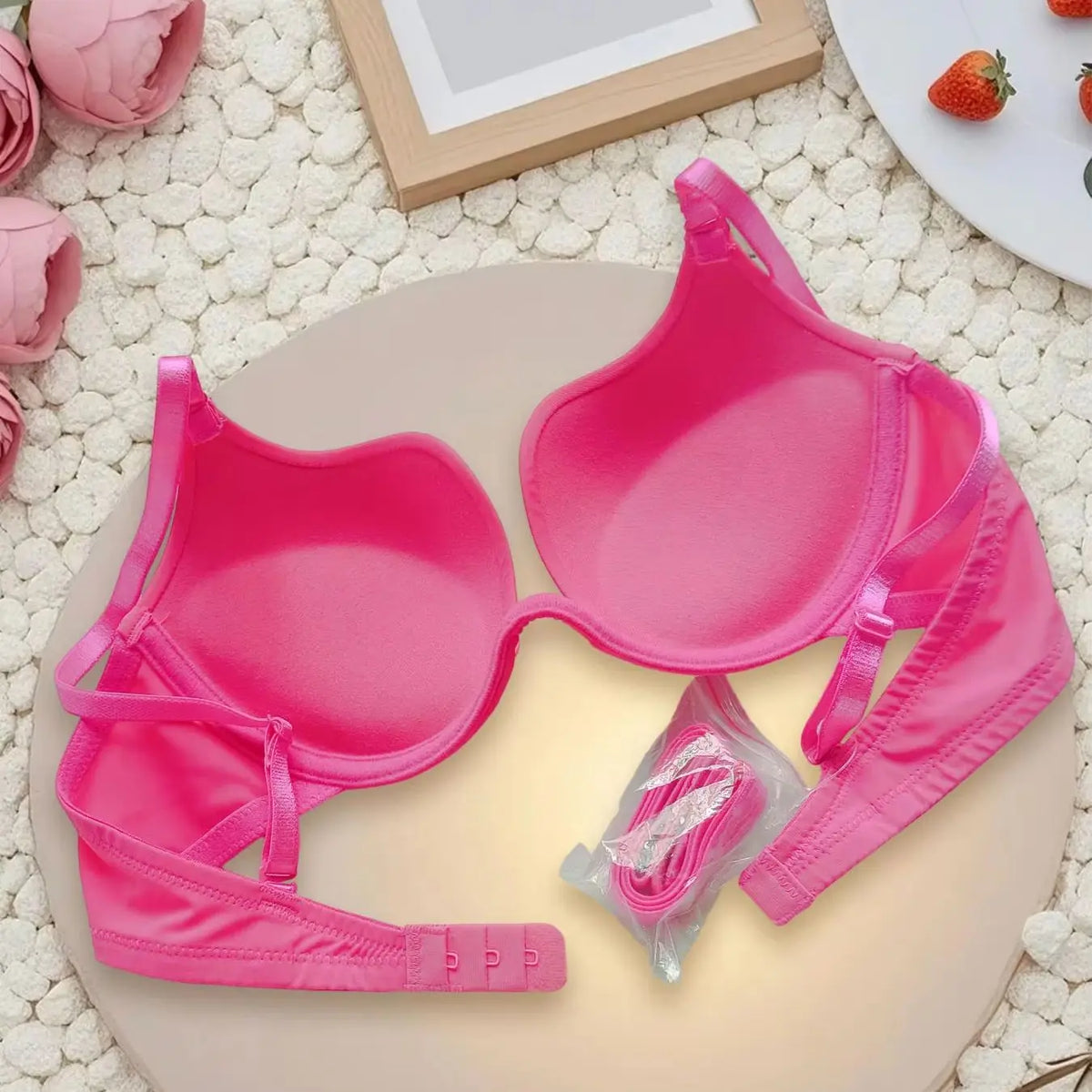 Deep V Bra Low Cut Sexy Push Up Bralettes for Women Padded Comfy Smoothing Underwire Lifting Bras gathered Thick Bralette