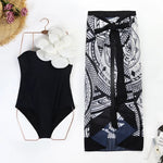 2024 Sexy Sling Ruffle Solid Two Pieces Bikini Women High Waist 3D Flower Swimsuit Skirt Summer Backless Beachwear Bathing Suit
