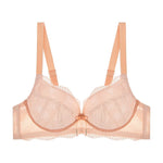 Large Size Bra Ultra-thin French Lace Sexy Anti Bulge Point Big Chest Appears Small SWD9007