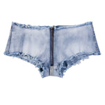 Summer Sexy Hotpants Women's Elastic Low Waist Denim Shorts Female Streetwear Club Bra Sexy Mini Jean Hot Pants Charming 13O1