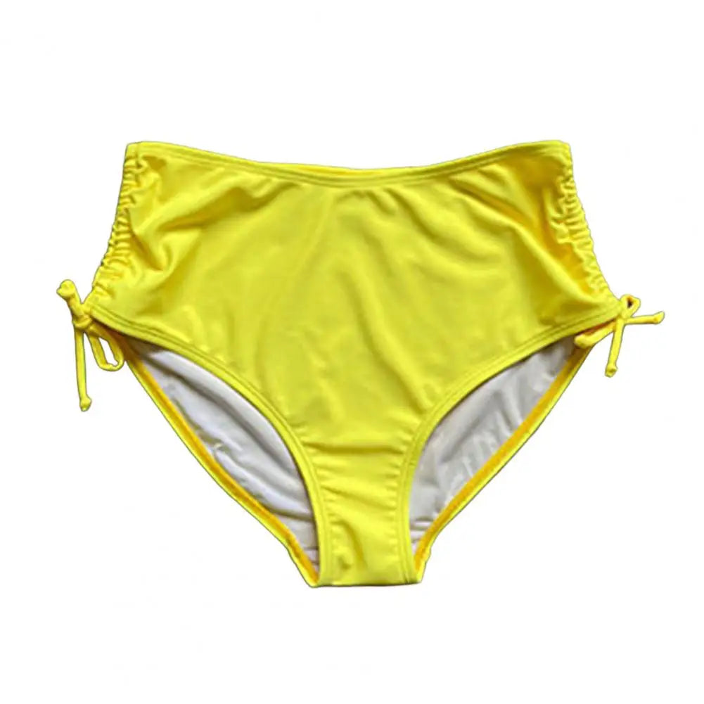 Bathing Suit Board Shorts Women Swim Shorts V Cut Drawstring Bikini Swimsuit Bottom Adjustable Ruched Side Boyshorts