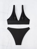 ZTVitality Sexy Black Bikini Set 2025 Biquini New Arrival Push Up Swimsuit Women's Swimwear Summer Beachwear Moda Praia Feminina