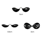 Women Silicone Chest Pad Anti-slip Invisible Thickened Breast Support Sticky Pasties Nipple Covers Strapless Adhesive Bra