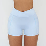 High Waist Yoga Shorts Naked Feeling Fitness Tights Women Sport Biker Shorts Tummy Control Short Legging Female Slim Yoga Shorts