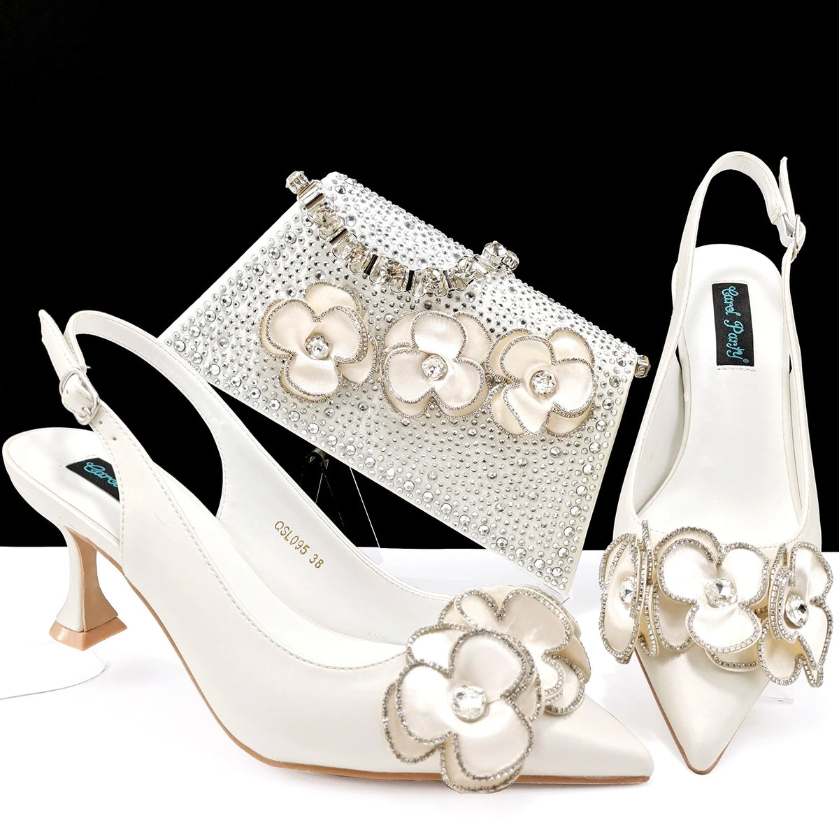 doershowItalian niceShoes With Matching Bags Set Italy African Women's Party Shoes and Bag Sets peach Color Women shHQS1-25