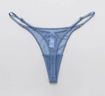 Lace Mesh Women Briefs Sexy Thong Transparent Panties Underwear Low Waist Girls G String Seamless Lingerie Fitness T Back