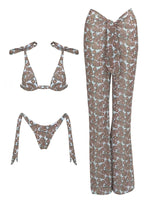 2026 Fashionable Boho Chic Bikini Set with Unique Paisley Design Perfect for Beach Wear and Pool Parties Summer Getaways