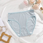 4Pcs/Set Women Lace Mesh Briefs Sexy Comfortable Stretchy Semi Sheer French-Cut Panties Women's Underwear Breathable Lingerie
