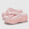 Women Summer Platform Flip Flops Thick Sole Soft EVA Home Beach Slippers For Female Leisure Beach Slides Girls High Heel Sandals