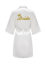 Women Bridal Robe For Bride And Bridesmaid Getting Ready Wedding Party Bathrobe
