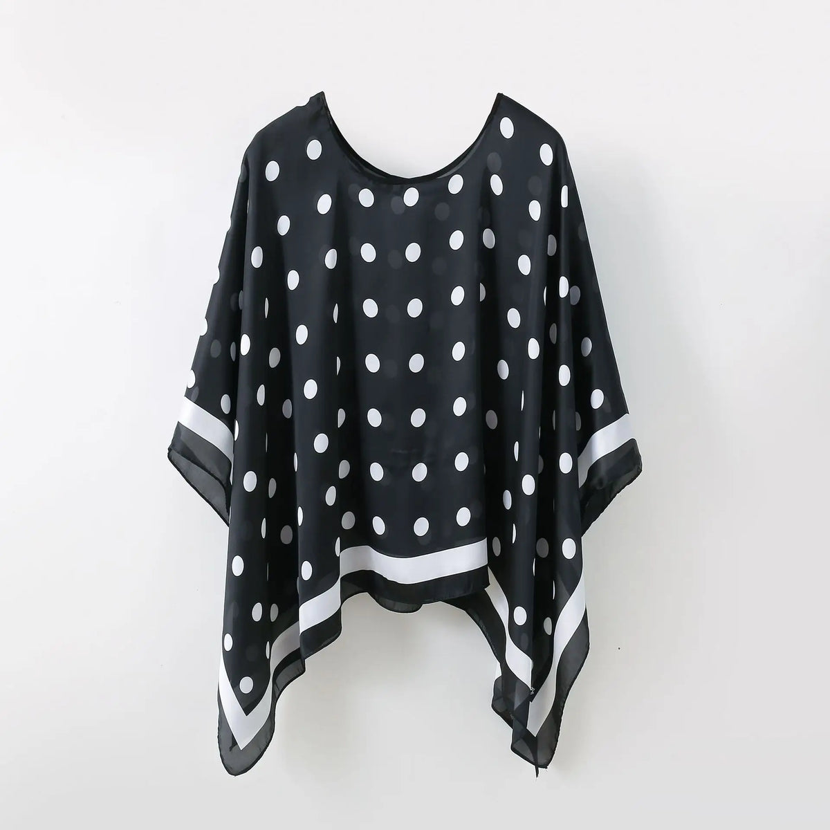 Simulated Silk Pullover Shawl Sweater Summer Beach Sun Protection Cape Women's Beach Towel Versatile Gauze Scarf Multifunctional
