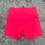 Solid Color High Waist Yoga Short Leg Women Fitness Sport ShortBike Soft Squatting Proof Comprehensive Training Jog Athletic