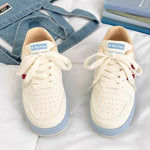 Autumn Mix Color Plaid Sneakers Women Breathable Lace Up Sports Shoes Woman Comfortable Soft Insoles Running Casual Shoes Female