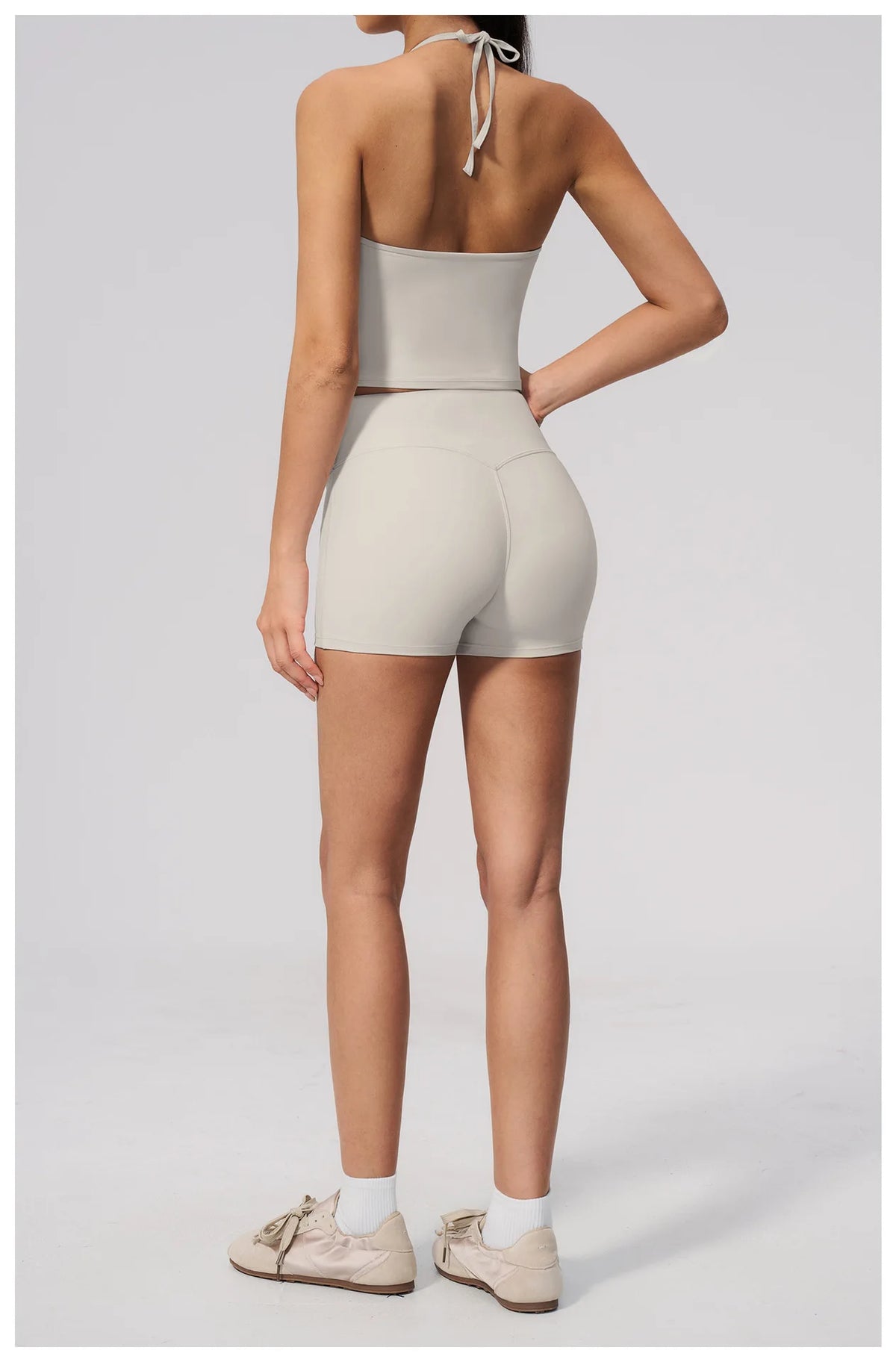 Quick Drying 2 Pcs Yoga Sets Women V Neck Slimming Sports Tank Top High Waist Shorts Fitness Suit Outwear Gym Running Tracksuits