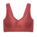 M-7XL Seamless Sport Bra Push Up Bra for Women Wireless Comfort Underwear Sport Brassiere Femme Plus Size Bralette Sexy Lingerie