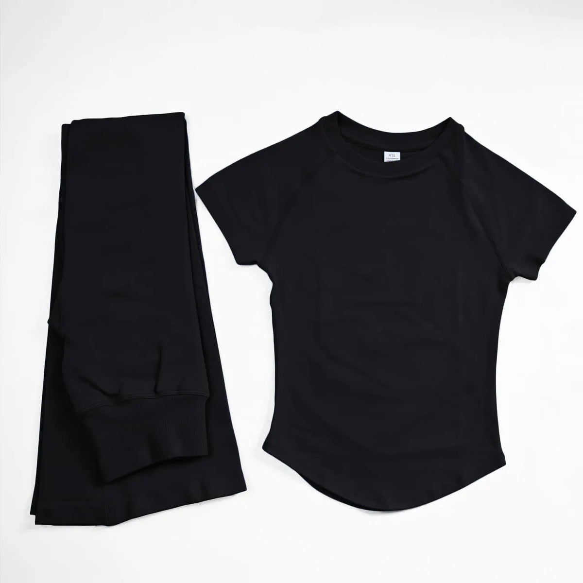 NCLAGEN Yoga Sets 2 Piece Women Short Sleeve Top And Flares Gym Clothes T-shirt & Pants Seamless Fitness Suit Sport Outfit