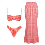 3Pcs Micro Bikinis 2026 Swimwear Women Swimsuit Sexy Brazilian Bikini Set Printed Beachwear Push Up Bathing Suit biquini Female