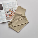 Women's High-Waist Yoga Exercise Pants Tight Fitting High Elasticity Gauntlet Line Nude Feeling Hip Lifting Gym Trousers