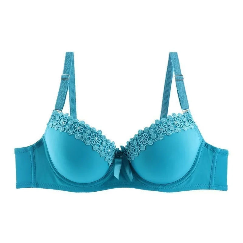 Beauwear Thick Mold Cup Shaped Padded Bra Double Push Up Underwear Full Support Sexy Teens Girls Bra Top Plus 36-42 B Cup
