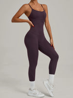 Padded One-Piece Yoga Clothes Sportswear Women's Gym Push Up Workout Clothes Fitness Sports Fitness Wear Yoga Jumpsuit