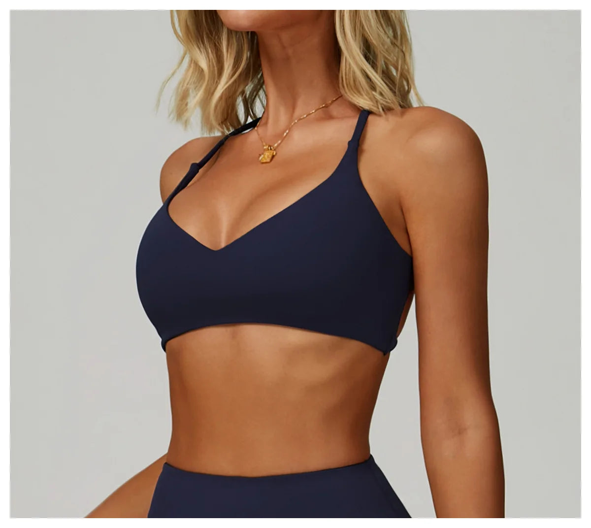 Gym Bras Cross Shoulder Straps Sports Underwear Anti-Sweat Fitness Top Women Yoga Bra Shockproof Crop Top Push Up Workout Tops