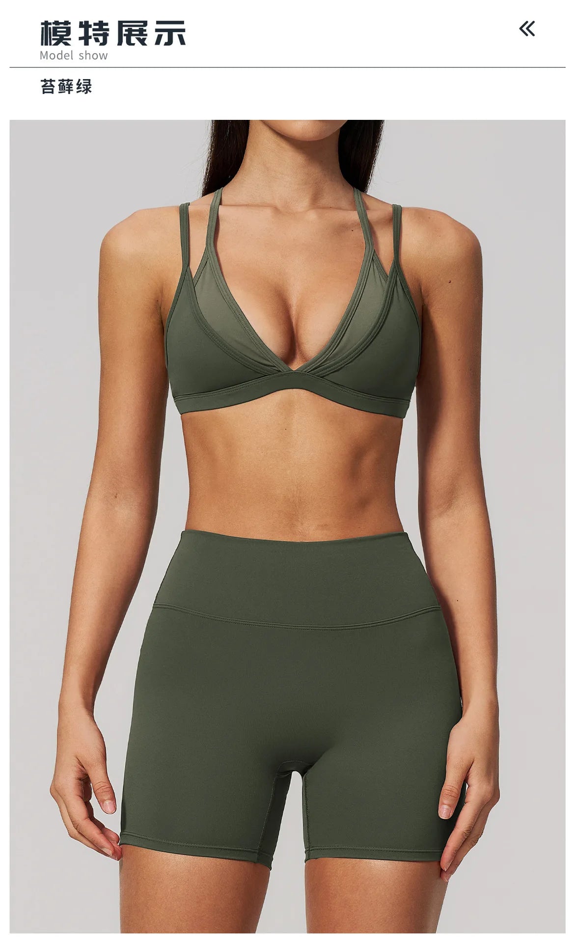Women 2PCS Yoga Suit Double Strap Shockproof Sports Bra High Waist Tigh Short Fitness Suit Gym Running Leggings Tracksuits