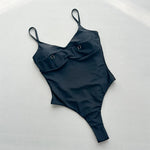 Sexy Extreme String Mini Micro Thong Women Swimwear One Piece Swimsuit Female Underwired Backless Bather Bathing Suit Swim V7516