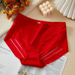 1 Pcs Women Panties Plus Size 3XL 4XL High Waist Sexy Hip Lift Briefs Seamless Lace Breathable Solid Silk Panty Female Lingerie