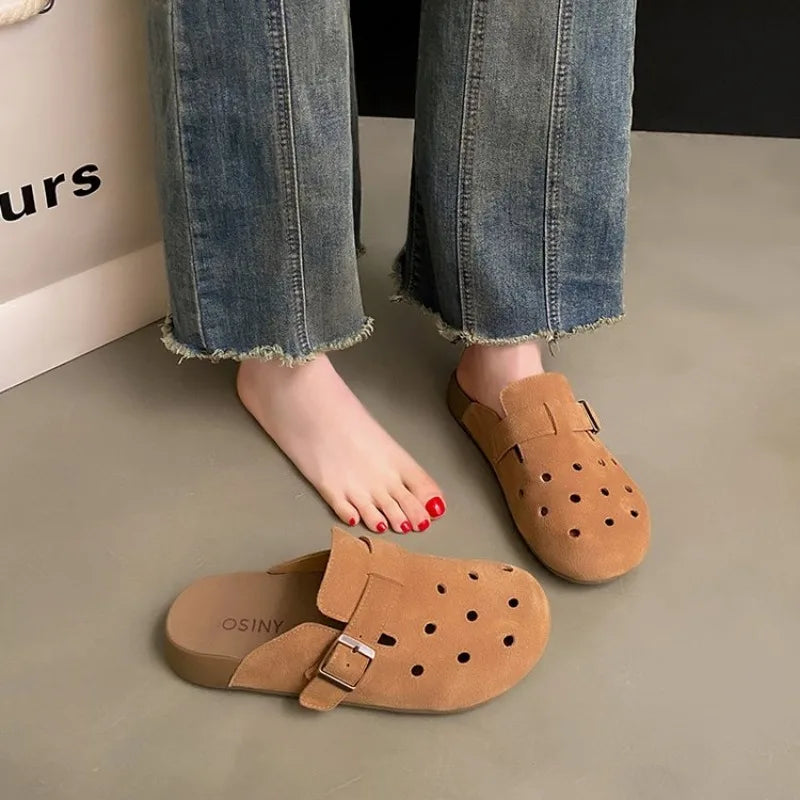 SummerWomen Slippers Platform Cork Slides Outdoor Garden Shoes Beach Slippers Lovers Casual Indoor Shoes Loafers 34-42