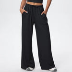 Women's Seamless Yoga Pants Sports Fitness Gym High Waist Hip Lifting Training Straight Leg Pants Running Workout Pants