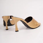 Big Size 42 Gold Sexy Slide Sandals Women Stiletto High Heel Party Slide Heels Backless High Heel Club Wedding Mules Shoes