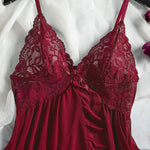 Plus Size Underwear For Women Sexy Thong Nightdress Sets Transparent Underpants A Set Of Female Lingerie Lace Panties Nightgowns