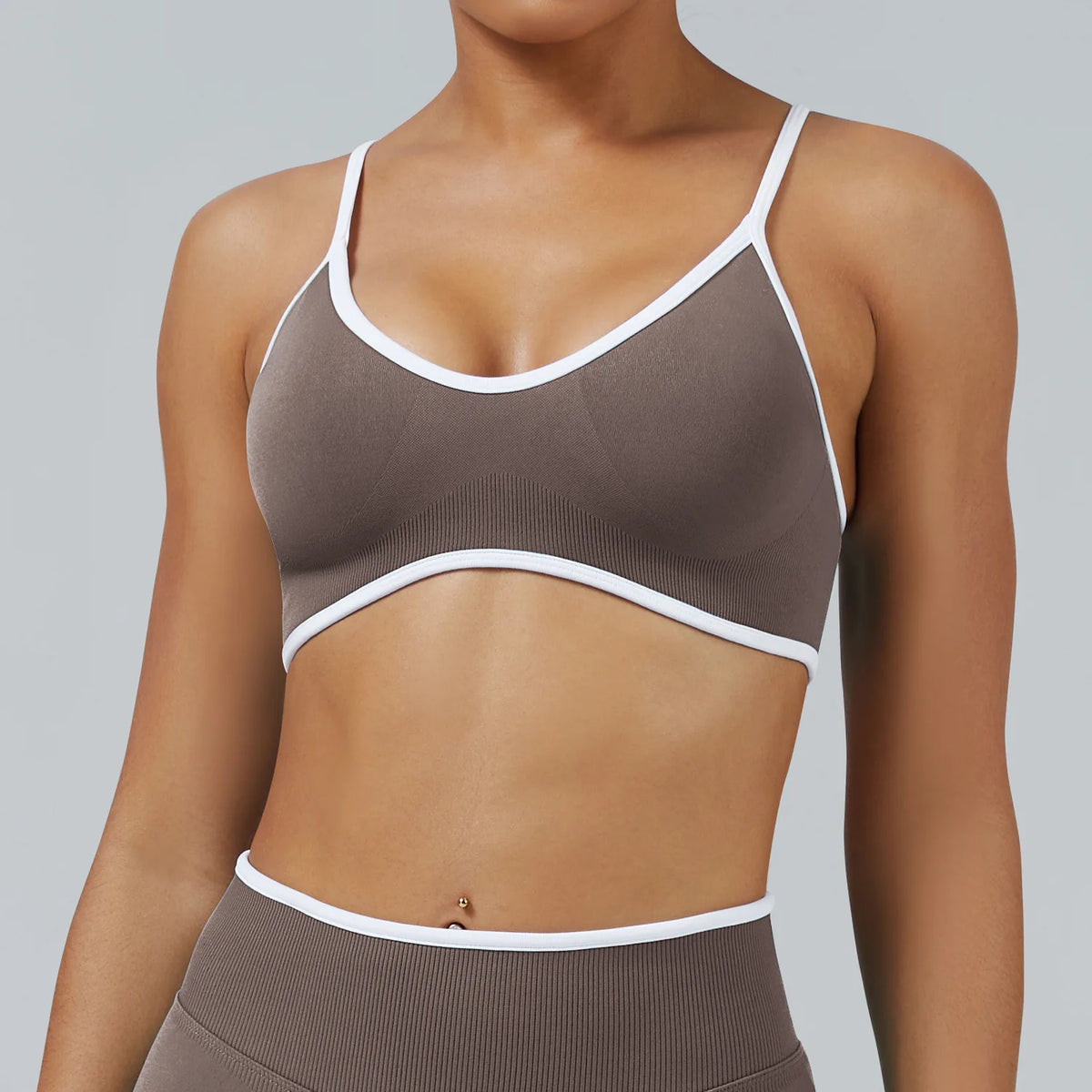 High Strength Sports Bra Seamless Yoga Top Women Fitness Gym Active Wear Back Cross Workout Push-up Fitness Running Underwear