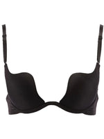 U-Back Push-Up Bra - Backless Deep U Bralette, Non-Slip Thickened Straps Smooth Invisible Design, Large Bust Support for Dresses