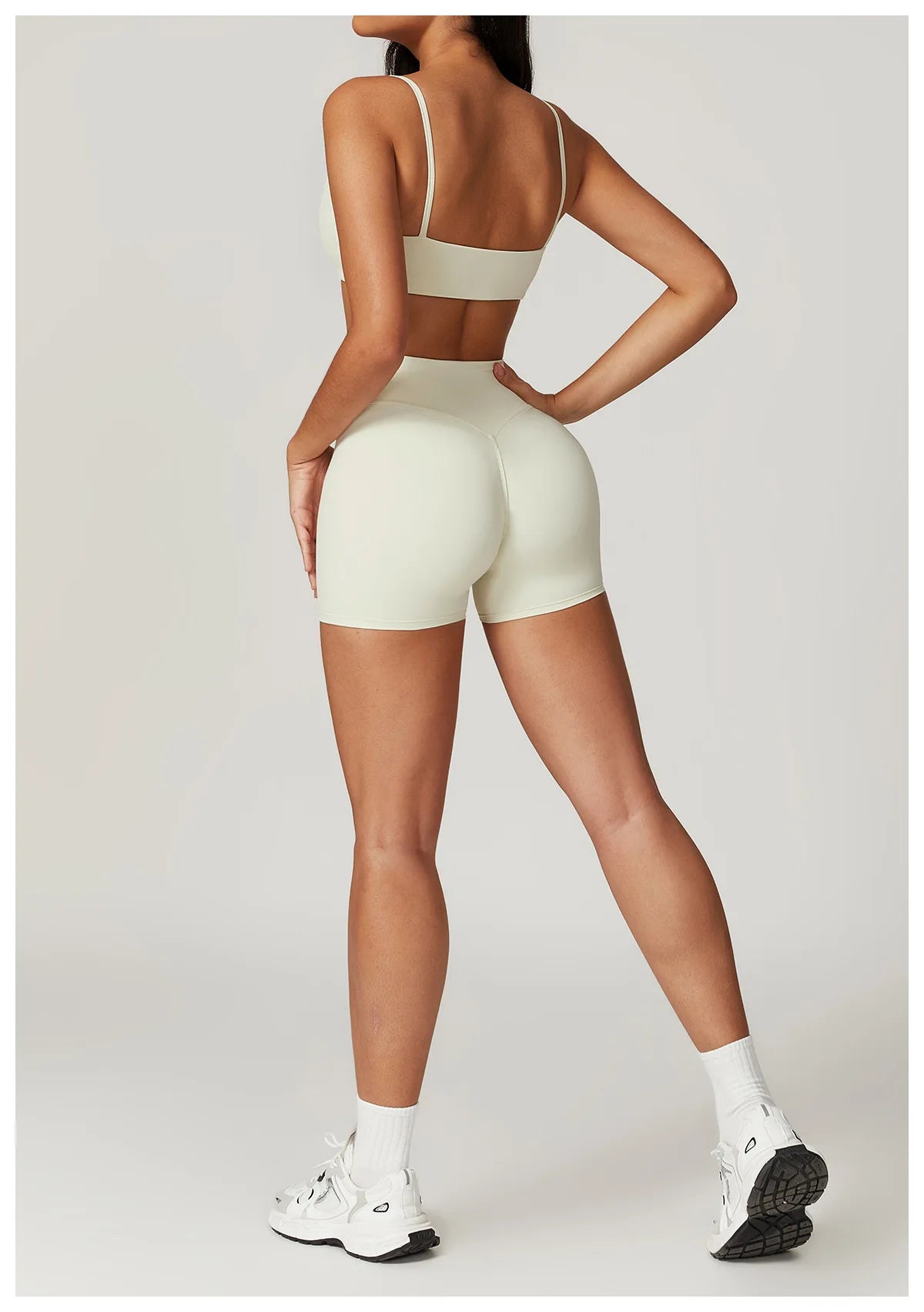 Yoga Shorts Women High Waist Workout Shorts Fitness Yoga Tights Lift Butt Fitness Ladies Yoga Gym Running Short Pants Sportswear