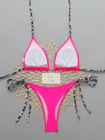 Halter Triangle String Bikinis 2026 Women Sexy Swimsuit Solid Brazilian Swimwear Female Bathers Bathing Swimming Swim Suit