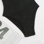 2026 Strappy Swimsuit One Piece Solid Vintage Swimwear Women Bathing Swimming Swim Suit Female Padded Summer Beachwear