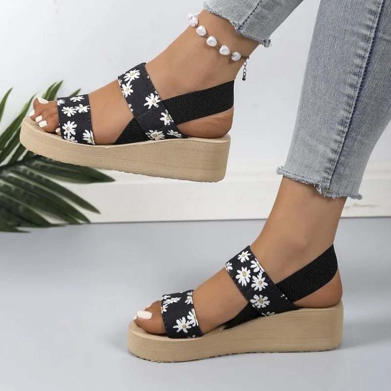 Summer Wedges Women Sandals Casual Sexy Sandals for Women Fashion Open Toe Shoes Ladies Platform High