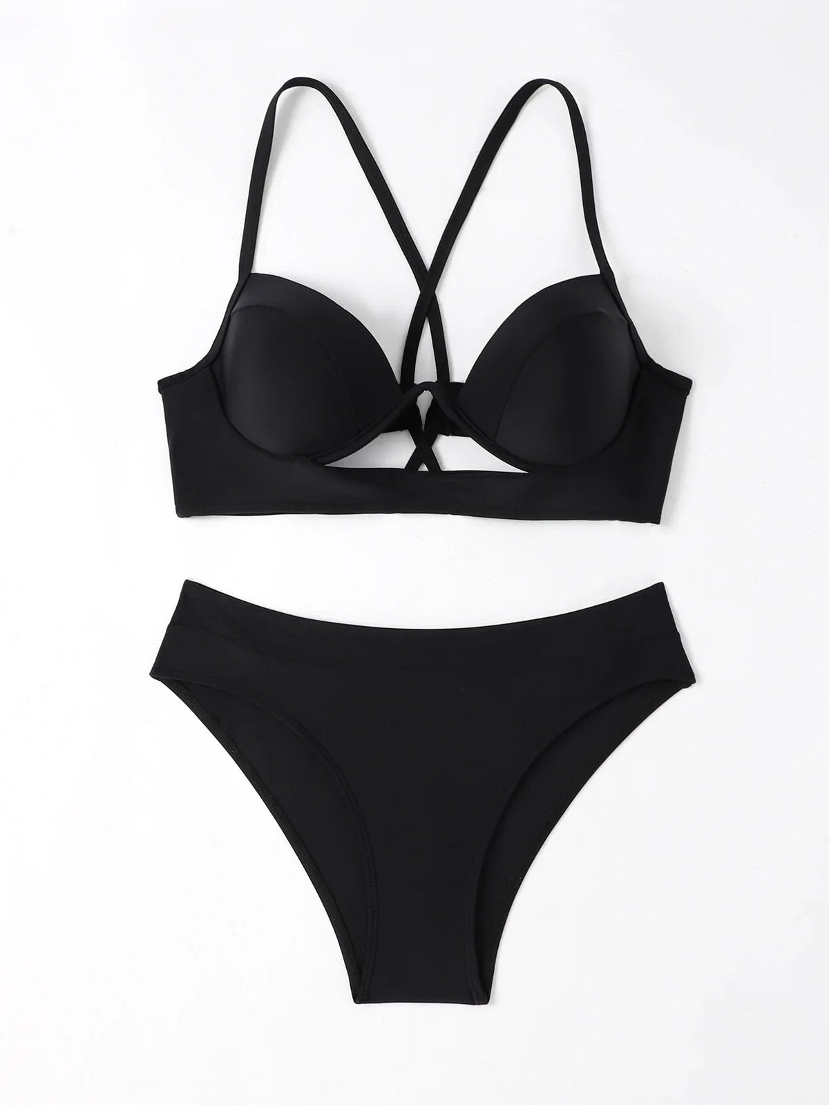 New Leopard Push Up Bikini 2026 Brazilian Biquini High Waist Thong Swimsuit Women Cut Out Bathing Suit Halter Swimwear Monokini