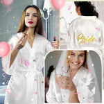 6 Pieces Bridesmaids Robes for Wedding Bridal Robes Matron Maid of Honor Wedding for Bridal Party Gifts