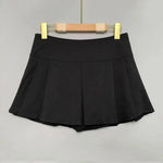 WOMENGAGA Korea Style Sexy Slim High Waist Strap A-line Half Length Skirt Fashion Women Skorts JK Sweet 2023 NewOW3W
