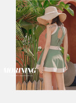 New Super Fairy Skirt-style One-piece Waist-covering Belly Slimming Conservative Steel Support Gathered Swimming Suit