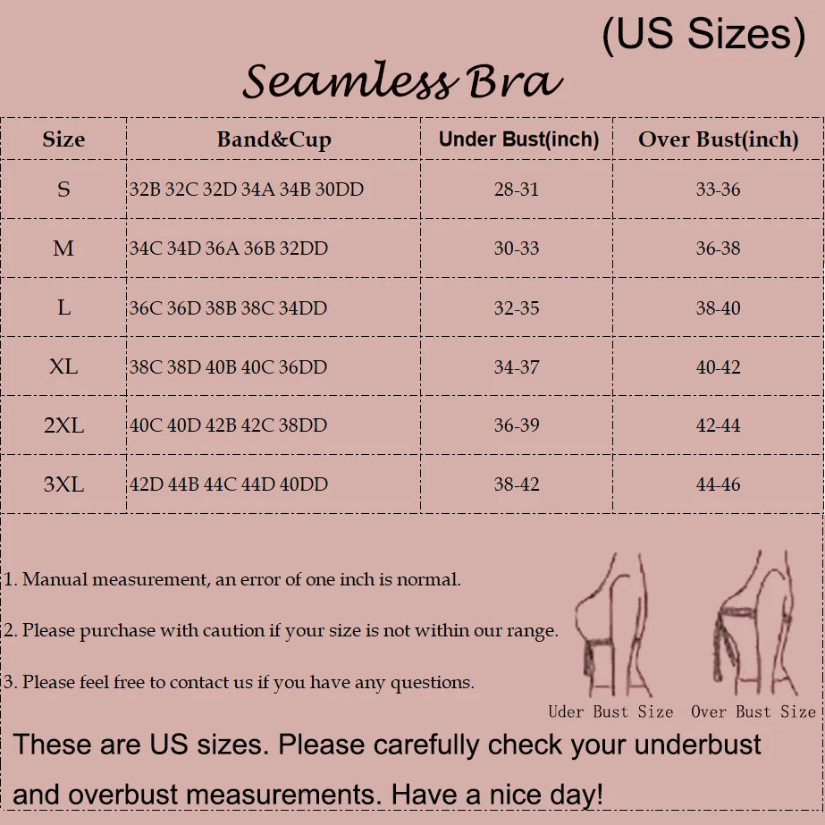 Pink Heart Seamless Wire-Free Comfortable Full-Cup Bra with Thin Molded Cups for Breathability and Support Beautiful Push Up Bra