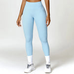 Hearuisavy Summer Scrunch Gym Leggings Woman Workout Pants Female Running Tights Push Up Yoga Pants High Waist Sports Leggings