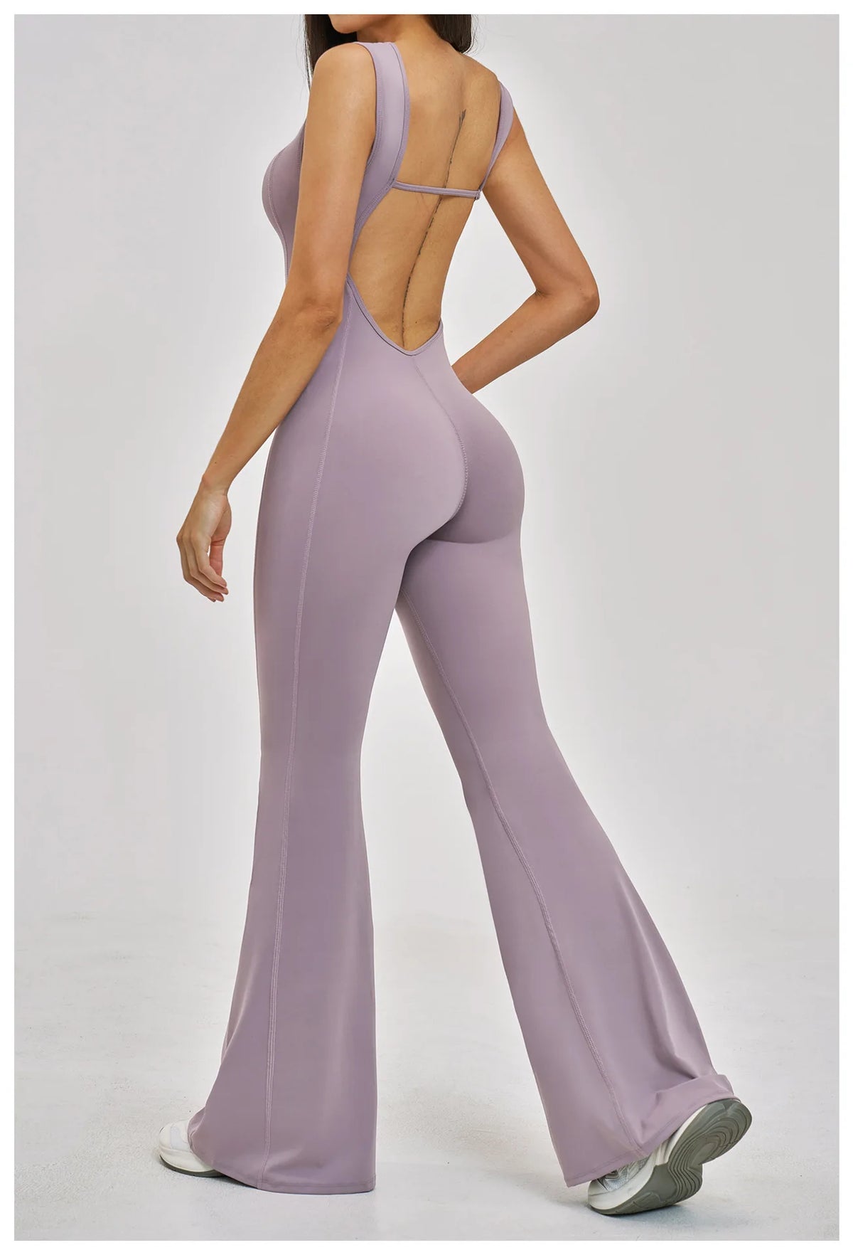 Slimming Yoga Jumpsuits Women Hollow Out Ruffles Backless Sportswear Fitness Back Hip-Lifting Leggings One-Piece Gym Bodysuits