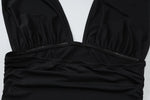 FDYOUI Sexy Deep V-neck Bandage Solid Crop Tops Women's 2026 Summer Halter Off Shoulder Sleeveless T-shirt Vacation Corset Top
